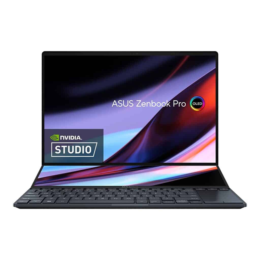 Asus Zenbook Pro 14 Duo OLED (2022): (best Laptop for graphic design and photo editing)